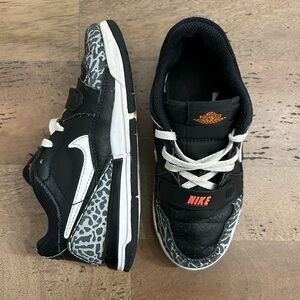 Nike/Jordan Kids Black and Gray Sneakers Size 12C